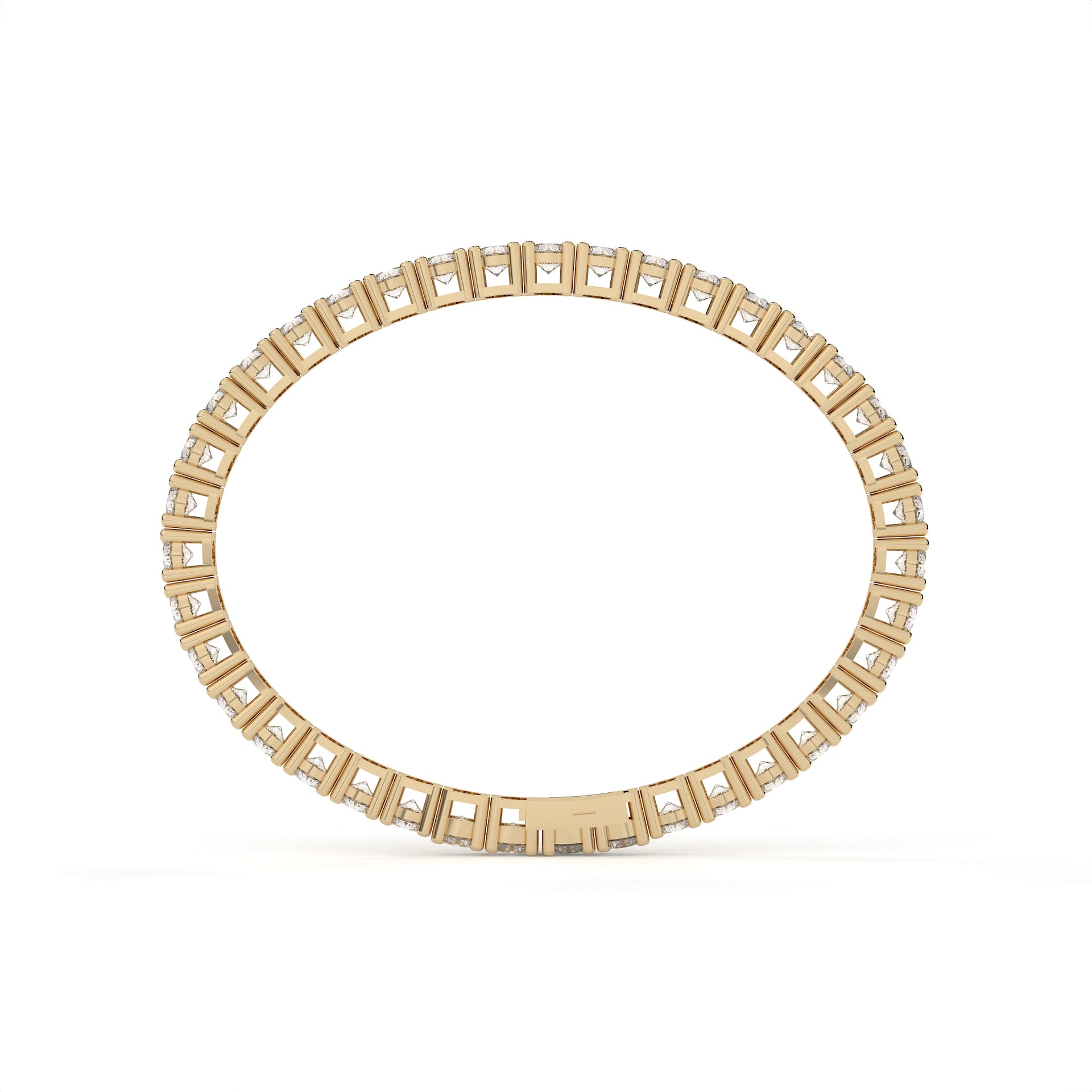 Modern Round Cut Lab Diamond Tennis Bracelet