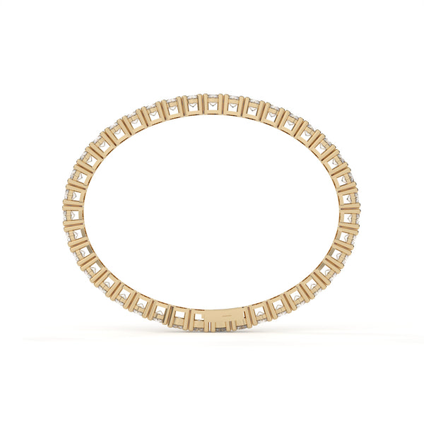 Modern Round Cut Lab Diamond Tennis Bracelet