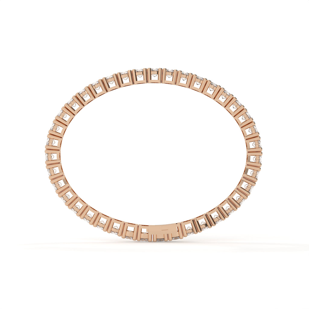 10 Carat Round Lab Created Diamond Tennis Bracelet