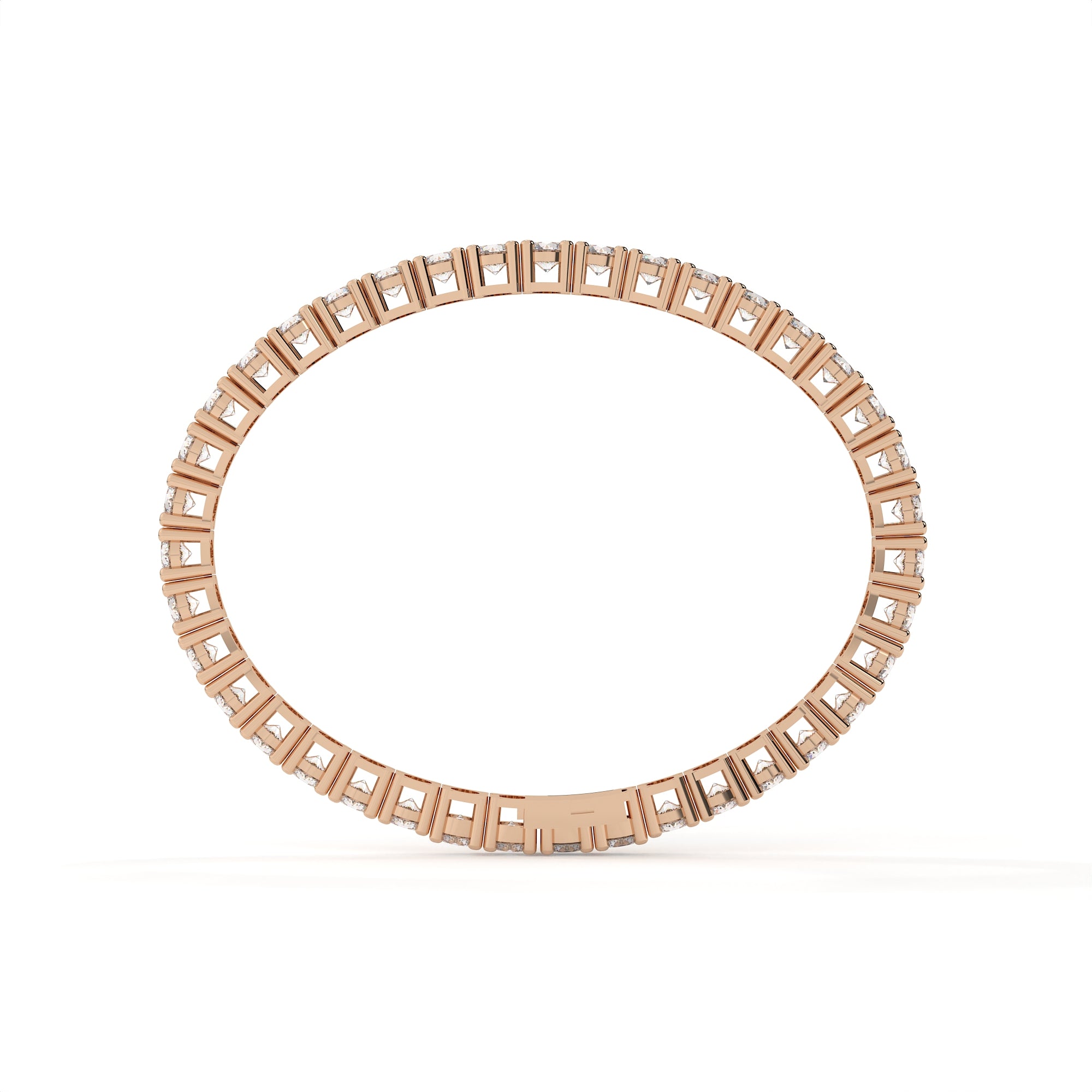 10 Carat Round Lab Created Diamond Tennis Bracelet