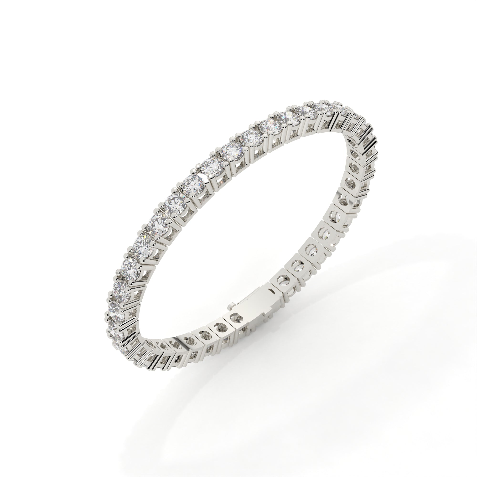11.21 Carat Round Lab Created Diamond Tennis Bracelet (Tax Inclusive)