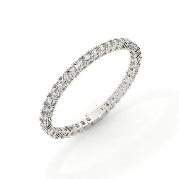 11.21 Carat Round Lab Created Diamond Tennis Bracelet (Tax Inclusive)
