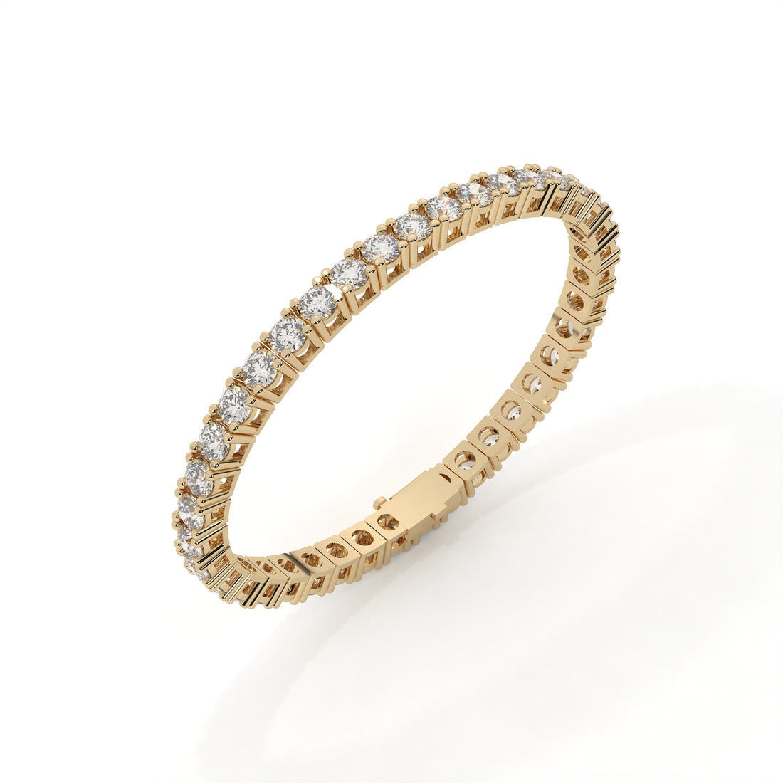 9.49 Carat Round Lab Created Diamond Tennis Bracelet  (Tax Inclusive)