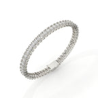 Oval Cut Diamond 4 Prong Tennis Bracelet