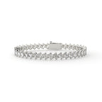 Classic Emerald Cut Diamond Tennis Bracelet