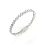 Classic Emerald Cut Diamond Tennis Bracelet