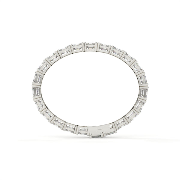 23.10 Carat Asscher Cut Lab Grown Diamond Tennis Bracelet