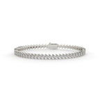 Marquise Shape Lab Diamond Tennis Bracelet