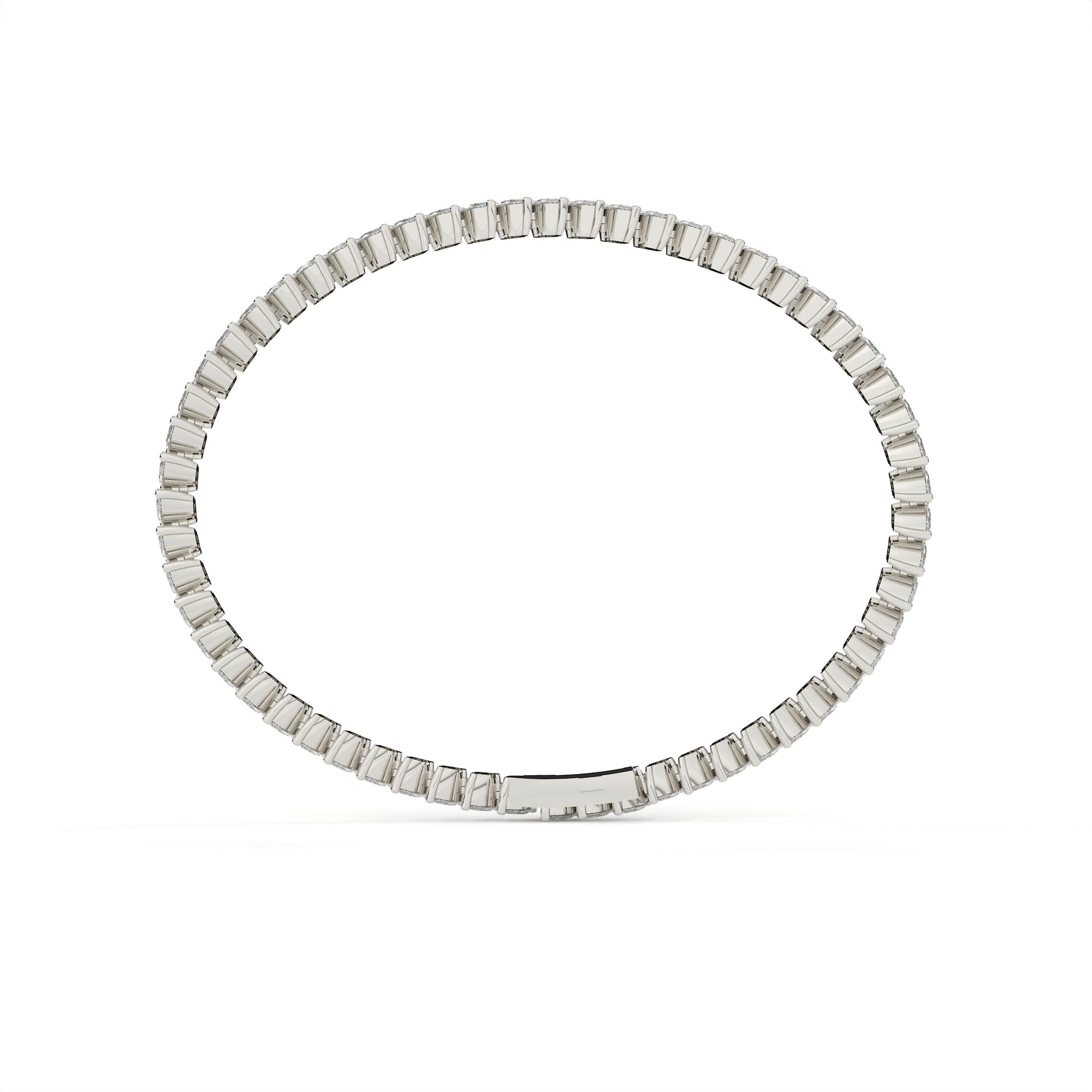 Marquise Shape Lab Diamond Tennis Bracelet