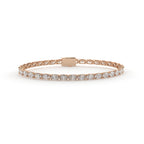 Multiple Oval Cut Lab Diamond Tennis Bracelet
