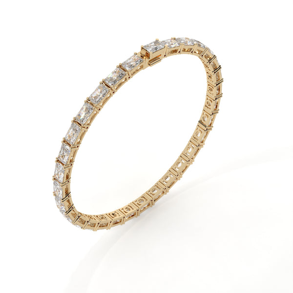 20.50 Carat Radiant Diamond Tennis Bracelet