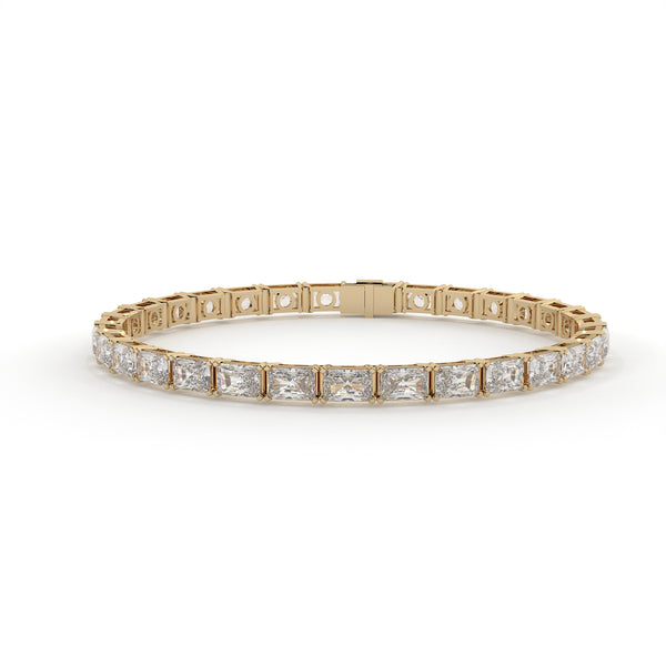 20.50 Carat Radiant Diamond Tennis Bracelet