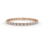 20.50 Carat Radiant Diamond Tennis Bracelet