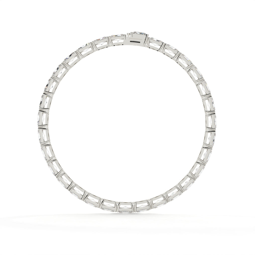 20.50 Carat Radiant Diamond Tennis Bracelet
