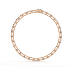 20.50 Carat Radiant Diamond Tennis Bracelet