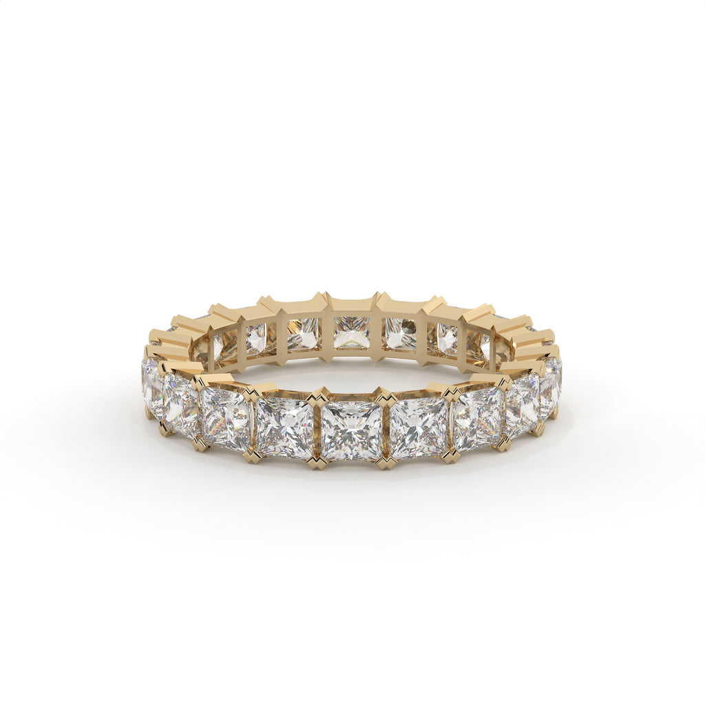 Princess Cut Lab Diamond Full Eternity Band