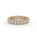 Princess Cut Lab Diamond Full Eternity Band