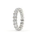 Princess Cut Lab Diamond Full Eternity Band