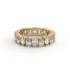 3 Carat Pear Diamond Eternity Wedding Band