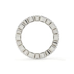 3 Carat Pear Diamond Eternity Wedding Band