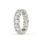 3 Carat Pear Diamond Eternity Wedding Band