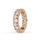 3 Carat Pear Diamond Eternity Wedding Band