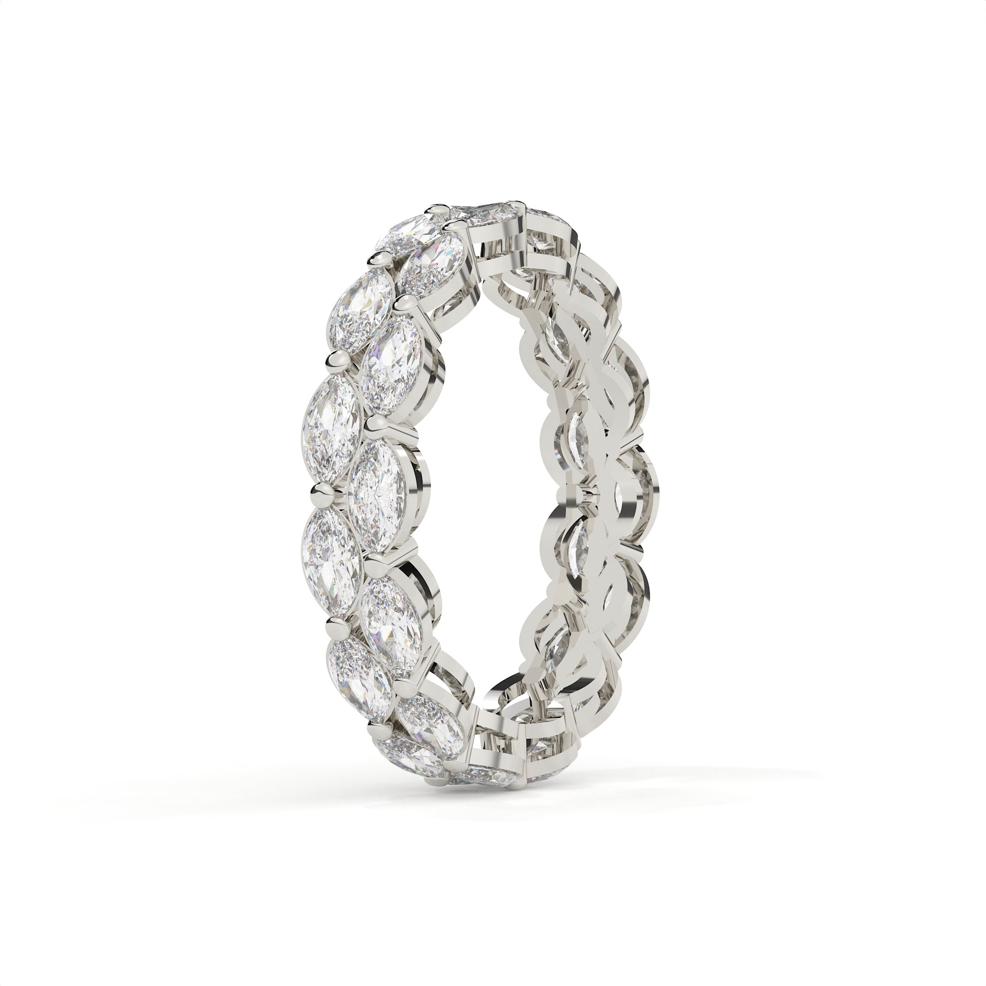 Multiple Marquise Diamond Eternity Anniversary Band