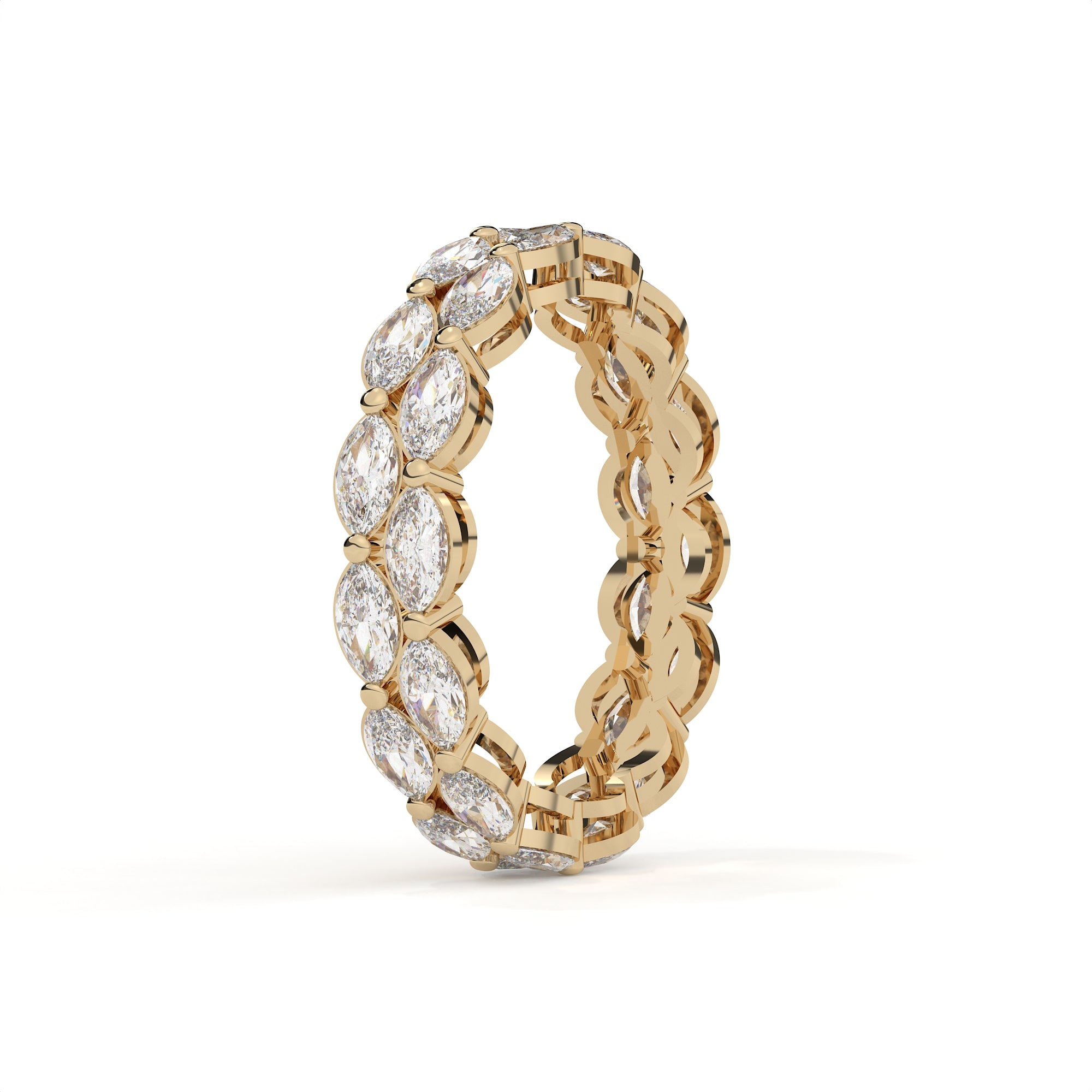 Multiple Marquise Diamond Eternity Anniversary Band
