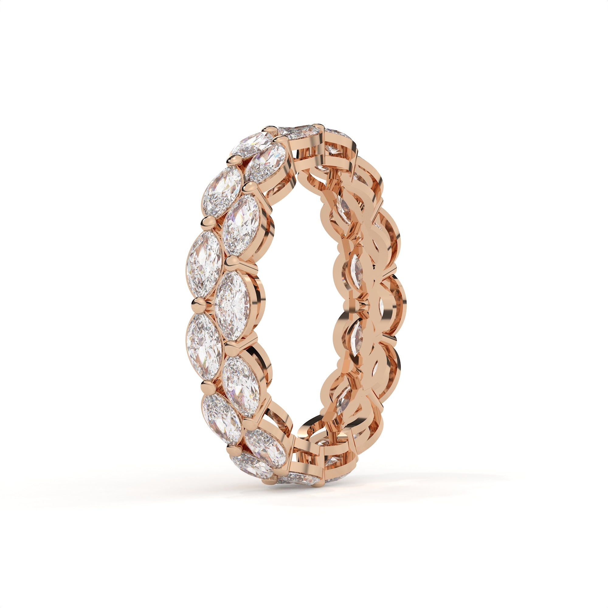 Multiple Marquise Diamond Eternity Anniversary Band