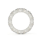 Oval Cut Lab Diamond Full Eternity Anniversary Band