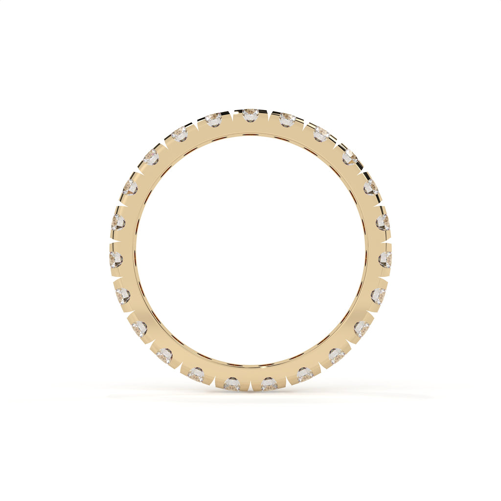 Modern Round Diamond Eternity Anniversary Band