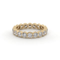 2 Carat Bezel Set Round Diamond Eternity Band