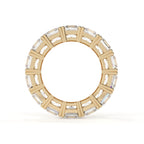 2.15 Carat Lab Grown Diamond Square Emerald Cut Eternity Band