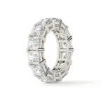 9 Carat Asscher Cut Diamond Full Eternity Band