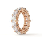 9 Carat Asscher Cut Diamond Full Eternity Band
