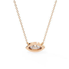Sophisticated Marquise Bezel Pendant