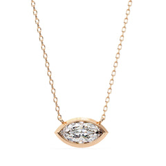 Sophisticated Marquise Bezel Pendant
