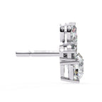 Lab Grown Diamond Round Cut Stud Earrings