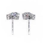Lab Grown Diamond Round Cut Stud Earrings