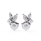 Lab Grown Diamond Round Cut Stud Earrings