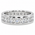 5 Carat Round Cut Lab Grown Diamond Wedding Band For Men