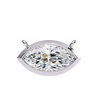 Sophisticated Marquise Bezel Pendant