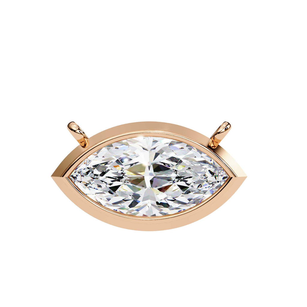 Sophisticated Marquise Bezel Pendant