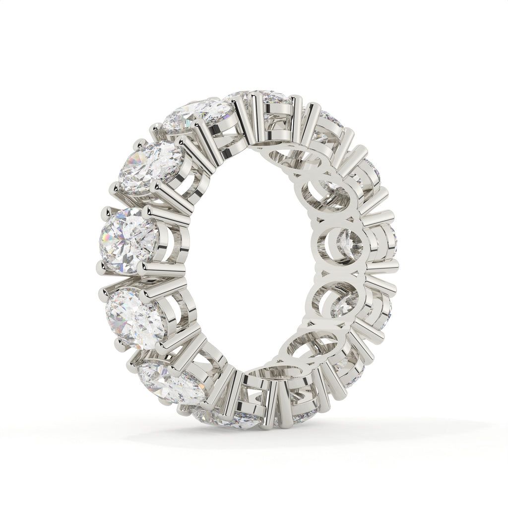 Diamond ring with a white background