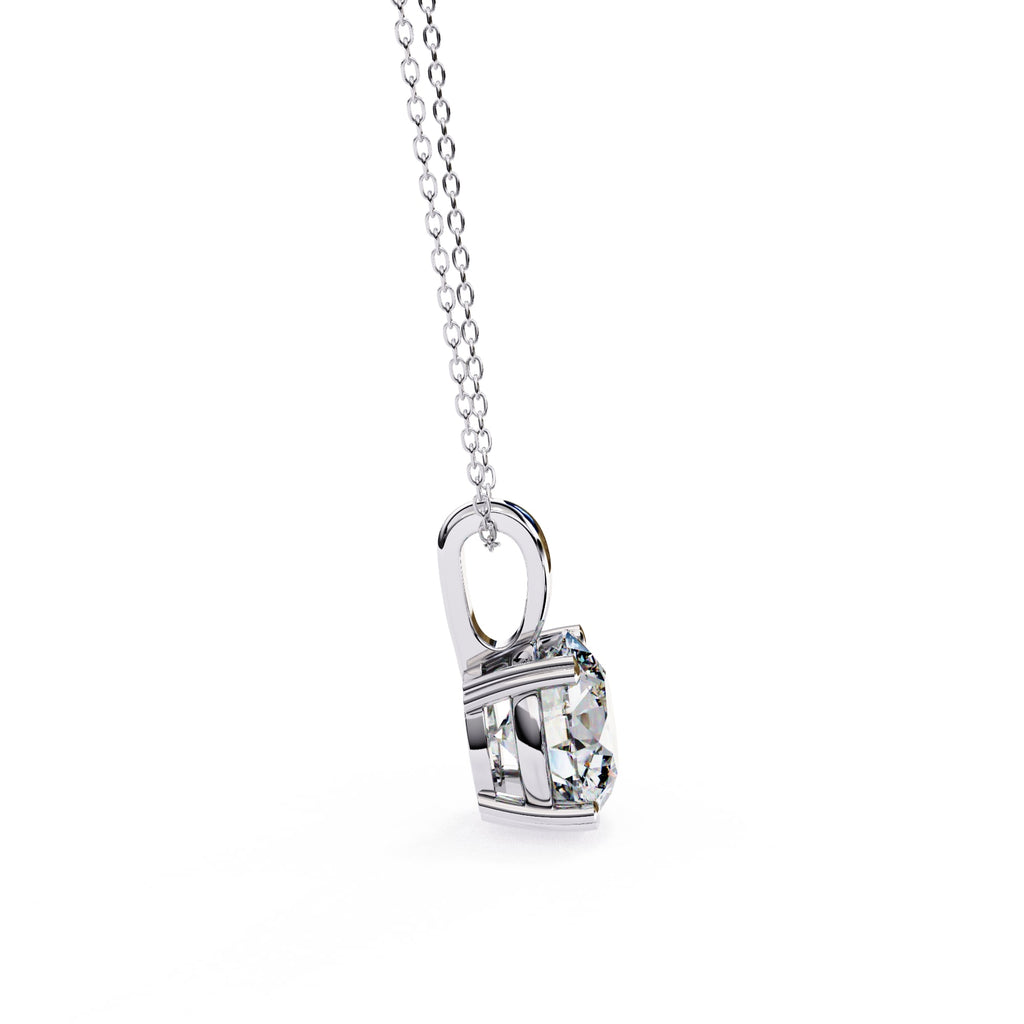 Classic Round Solitaire Pendant