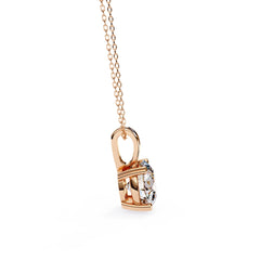 Classic Round Solitaire Pendant