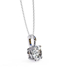 Classic Round Solitaire Pendant