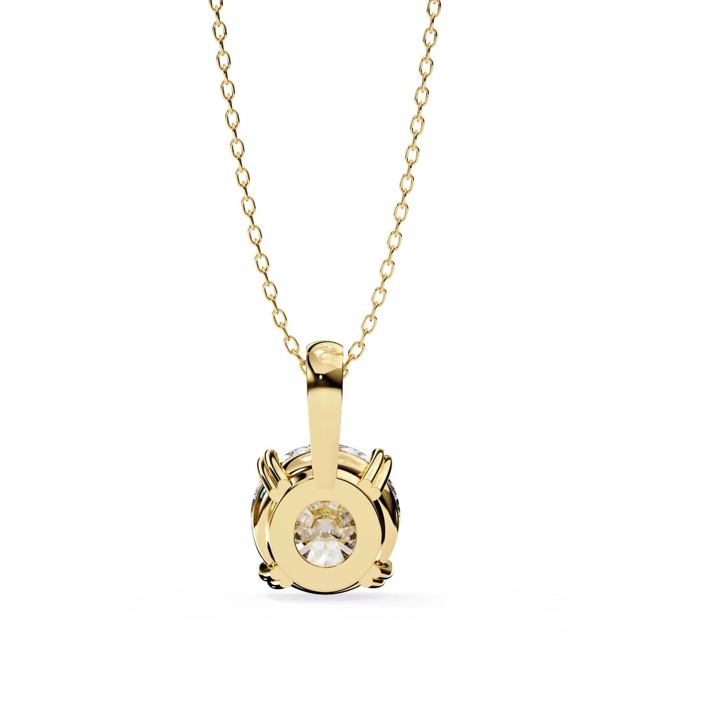 Classic Round Solitaire Pendant