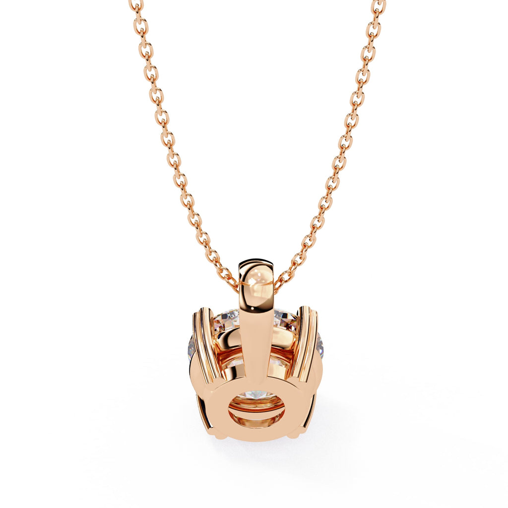 Classic Round Solitaire Pendant