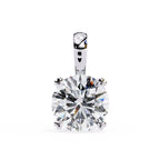 Classic Round Solitaire Pendant